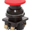 Выключатель кнопочный КЕ-021 У3 исп.2 1з+1р гриб без фиксации IP40 10А 660В красн. Электротехник ET511659