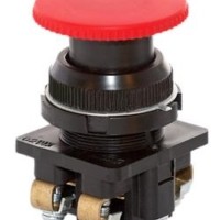 Выключатель кнопочный КЕ-021 У3 исп.2 1з+1р гриб без фиксации IP40 10А 660В красн. Электротехник ET511659