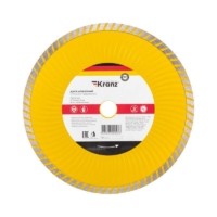 Диск алмазный отрезной Turbo волна 230х22.2х2.4х10мм Kranz KR-90-0135