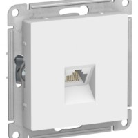 Розетка компьютерная AtlasDesign RJ45 кат. 5Е механизм лотос SE ATN001383