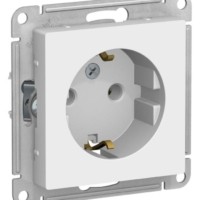 Розетка AtlasDesign с заземл. 16А механизм лотос SE ATN001343