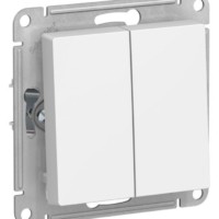 Выключатель 2-кл. AtlasDesign сх.5 10АХ механизм лотос SE ATN001351