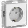 Розетка AtlasDesign с заземл. со шторками 16А механизм лотос SE ATN001345