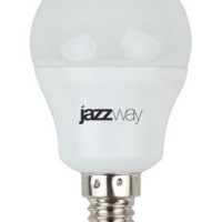 Лампа СДЛ PLED-SP 7Вт G45 шар 3000К тепл. бел. E14 540лм 230В JazzWay 1027856-2