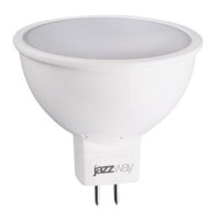 Лампа СДЛ PLED-ECO 5Вт JCDR MR16 3000К тепл. бел. GU5.3 400лм 220-240В JazzWay 1037077A