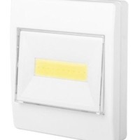 Фонарь-светильник TS3-L2W COB 2Вт 150лм беспроводной стилизованный под клавишн. выключатель 3хAAA (не в компл.) бел. JazzWay 5023345