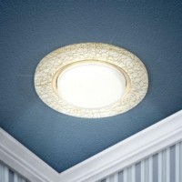 Светильник точечный DK80WH/GD 13Вт GX53 220В бел./зол. 3ЭРА Б0019576