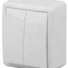Выключатель 2кл. ОП Эксперт 10А IP20 11-04-01 250В 10AX бел. Эра Б0020663