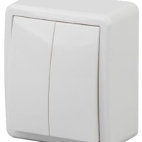 Выключатель 2кл. ОП Эксперт 10А IP20 11-04-01 250В 10AX бел. Эра Б0020663