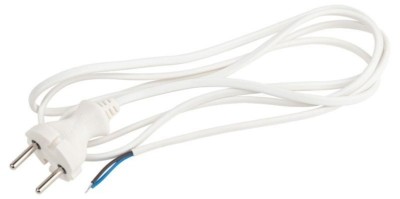 Шнур для бра 1.8м ШВВП 2х0.75 бел. UX-ШВВП-2×0.75-1.8m-W ЭРА Б0051341