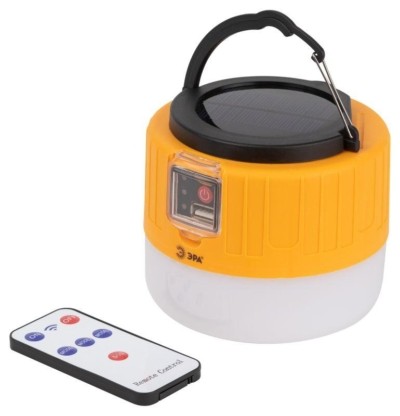 Фонарь кемпинговый светодиодный KA-601 “Пегас” аккумуляторный на солнечной батарее+дистанционный пульт Эра Б0054043