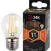 Лампа СДЛ филаментная F-LED P45-11w-827-E27 P45 11Вт шар E27 тепл. бел. Эра Б0047013