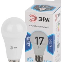 Лампа СДЛ A60-17W-840-E27 грушевидная 1360Лм Эра Б0031700