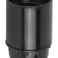 Патрон E27 подвесной бакелитовый чёрный (х50) (50/200/14000) Эра Б0044085