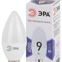 Лампа СДЛ B35-9W-860-E14 свеча 720Лм Эра Б0031403