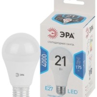 Лампа СДЛ A65-21W-840-E27 грушевидная 1680Лм Эра Б0035332