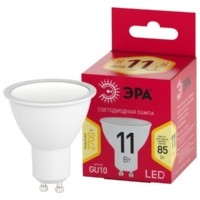Лампа СДЛ RED LINE LED MR16-11W-827-GU10 R GU10 11Вт софит тепл. бел. свет Эра Б0056065