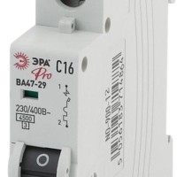 Выключатель автоматический модульный 1п C 16А ВА47-29 Pro NO-900-12 ЭРА Б0031747
