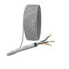 Кабель витая пара U/UTP кат.5E 4х2х24AWG solid CU PVC сер. (м) Эра Б0044429