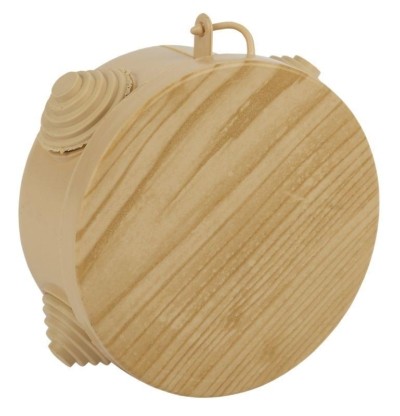 Коробка КМЭР ОП КОР 65х40мм с гермовводами 4 вх. IP54 сосна Эра Б0043231