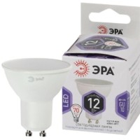 Лампа СДЛ LED MR16-12W-860-GU10 MR16 12Вт софит GU10 холод. бел. Эра Б0049076