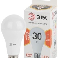 Лампа СДЛ LED A65-30W-827-E27 A65 30Вт груша E27 тепл. бел. Эра Б0048015