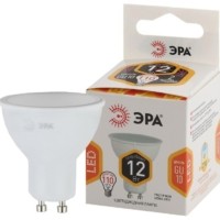 Лампа СДЛ LED MR16-12W-827-GU10 MR16 12Вт софит GU10 тепл. бел. Эра Б0040889
