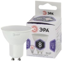 Лампа СДЛ LED MR16-8W-860-GU10 MR16 8Вт софит GU10 холод. бел. Эра Б0049072