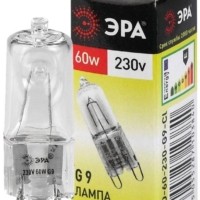Лампа галогенная G9-JCD-60-230В-Cl 60Вт капсула G9 230В Эра C0027370