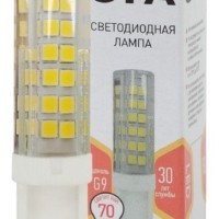 Лампа СДЛ JCD-7w-220V-corn ceramics-827-G9 560Лм Эра Б0027865