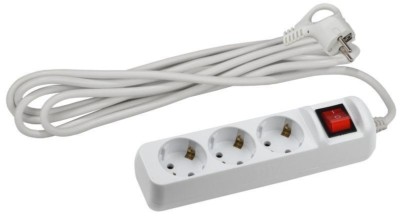 Удлинитель сетевой ЭРА UX-3es-5m с/з с выкл. 3-м 5м ПВС 3×0,75мм2 10А