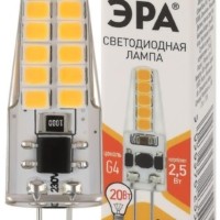 Лампа СДЛ LED-JC-2.5W-220V-SLC-827-G4 JC 2.5Вт капсула G4 тепл. бел. 220В Эра Б0049091