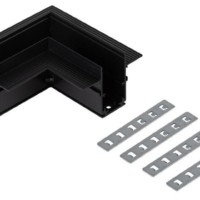 Коннектор угловой TRM-R20-СС-B для встраив. магнитн. шинопровода NOVA TRM-R20 черн. Эра Б0054782