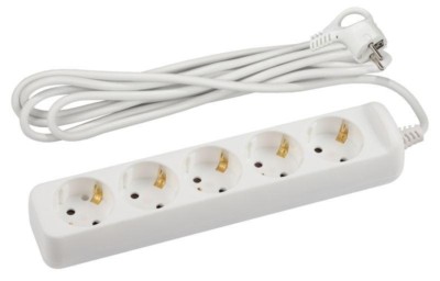 Удлинитель сетевой ЭРА U-5e-5m-3×1,5 с/з 5-м 5м ПВС 3×1.5мм2 16А