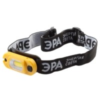 Фонарь светодиодный налобный GA-801 «Практик» 3Вт COB Li аккум. microUSB шарнир клипса бл 10/60 ЭРА Б0030186