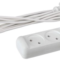 Удлинитель сетевой 2х3м б/з 10А IP20 U-2-3m-2х1 ПВС 2х1 Эра Б0028360