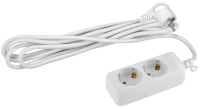 Удлинитель сетевой ЭРА UX-2e-1,5m с/з 2-м 1.5м ПВС 3×0,75мм2 10А