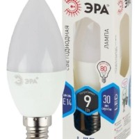 Лампа СДЛ B35-9w-840-E14 свеча 720Лм Эра Б0027970