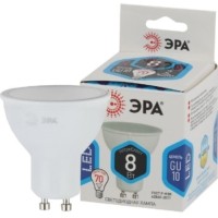 Лампа СДЛ LED MR16-8W-840-GU10 8Вт MR16 софит 4000К нейтр. бел. GU10 Эра Б0036729