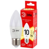 Лампа СДЛ LINE LED B35-10W-827-E27 R B35 10Вт свеча E27 тепл. бел. Эра Б0052377