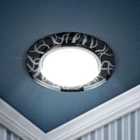 Светильник точечный DK80WH/BK 13Вт GX53 220В бел./черн. Б0019575