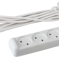 Удлинитель сетевой 3х1.5м б/з 10А IP20 U-3-1.5m-2х1 ПВС 2х1 Эра Б0028354