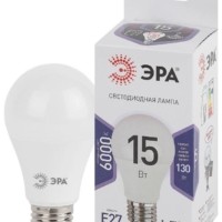 Лампа СДЛ A60-15W-860-E27 грушевидная 1200Лм Эра Б0031396