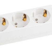 Колодка ЭРА KX-4es 4 розетки с зазeмлением с выключателем