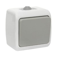 Выключатель 1кл. 10А IP54 серый Мурманск EKF