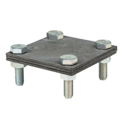 Зажим полоса 40 – полоса 40 (3 пластины 70х70мм) HZ EKF PROxima