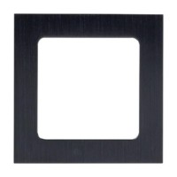 Стокгольм Рамка 1-местная металлическая черная EKF PROxima