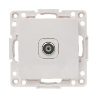 Стокгольм Механизм Розетки ТВ 1-м 75Ом 5-862МГц белый EKF PROxima