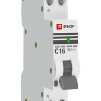 Выключатель АВДТ-63М 16А/ 30мА 1мод хар. C электронный тип AС 6кА EKF PROxima