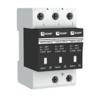 Ограничитель импульсных напряжений ОПВ-B/3P In 30кА 440В с сигн, EKF PROxima